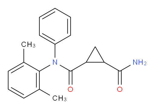 N1-(2,6-dimethylphenyl)-N1-phenylcyclopropane-1,2-dicarboxamide