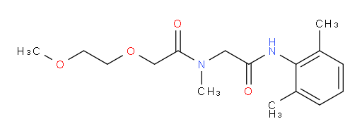 N-(2-((2,6-dimethylphenyl)amino)-2-oxoethyl)-2-(2-methoxyethoxy)-N-methylacetamide
