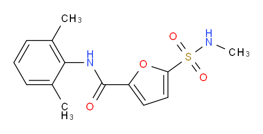 N-(2,6-dimethylphenyl)-5-(N-methylsulfamoyl)furan-2-carboxamide