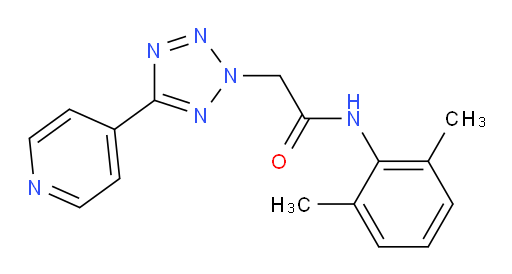 N-(2,6-dimethylphenyl)-2-(5-(pyridin-4-yl)-2H-tetrazol-2-yl)acetamide