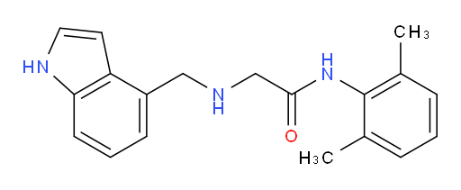2-(((1H-indol-4-yl)methyl)amino)-N-(2,6-dimethylphenyl)acetamide