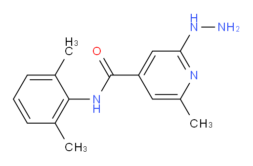 N-(2,6-dimethylphenyl)-2-hydrazinyl-6-methylisonicotinamide