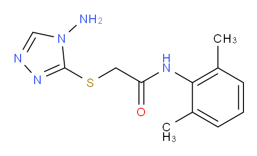 2-((4-amino-4H-1,2,4-triazol-3-yl)thio)-N-(2,6-dimethylphenyl)acetamide