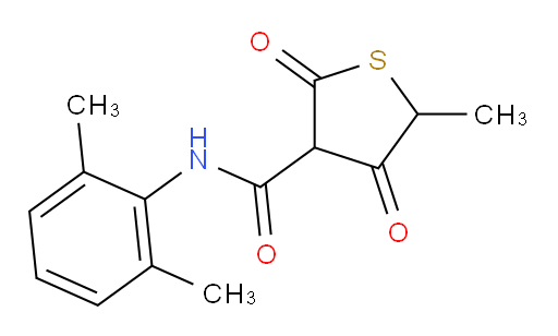 N-(2,6-dimethylphenyl)-5-methyl-2,4-dioxotetrahydrothiophene-3-carboxamide