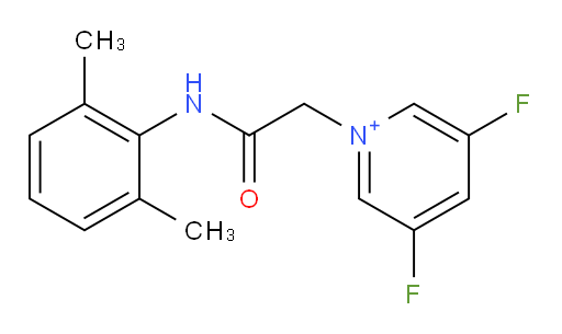 1-(2-((2,6-dimethylphenyl)amino)-2-oxoethyl)-3,5-difluoropyridin-1-ium