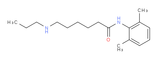 N-(2,6-dimethylphenyl)-6-(propylamino)hexanamide