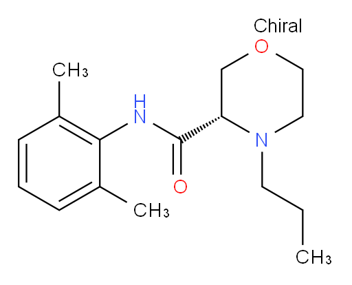(S)-N-(2,6-dimethylphenyl)-4-propylmorpholine-3-carboxamide