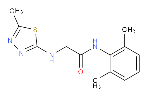 N-(2,6-dimethylphenyl)-2-((5-methyl-1,3,4-thiadiazol-2-yl)amino)acetamide