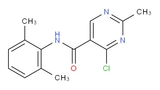4-chloro-N-(2,6-dimethylphenyl)-2-methylpyrimidine-5-carboxamide