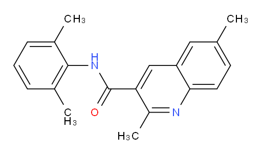 N-(2,6-dimethylphenyl)-2,6-dimethylquinoline-3-carboxamide