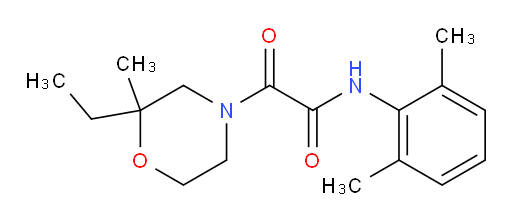N-(2,6-dimethylphenyl)-2-(2-ethyl-2-methylmorpholino)-2-oxoacetamide