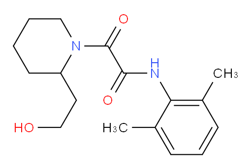 N-(2,6-dimethylphenyl)-2-(2-(2-hydroxyethyl)piperidin-1-yl)-2-oxoacetamide