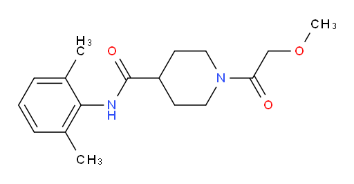 N-(2,6-dimethylphenyl)-1-(2-methoxyacetyl)piperidine-4-carboxamide