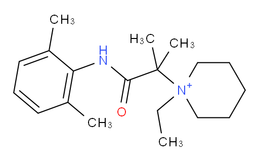 1-(1-((2,6-dimethylphenyl)amino)-2-methyl-1-oxopropan-2-yl)-1-ethylpiperidin-1-ium