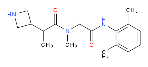 2-(azetidin-3-yl)-N-(2-((2,6-dimethylphenyl)amino)-2-oxoethyl)-N-methylpropanamide