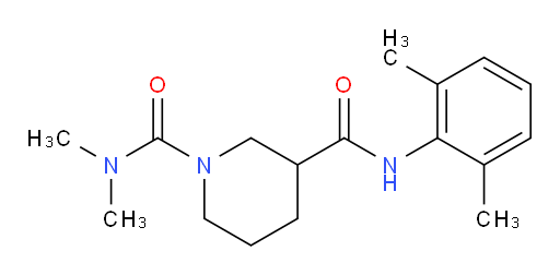 N3-(2,6-dimethylphenyl)-N1,N1-dimethylpiperidine-1,3-dicarboxamide
