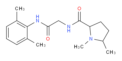 N-(2-((2,6-dimethylphenyl)amino)-2-oxoethyl)-1,5-dimethylpyrrolidine-2-carboxamide
