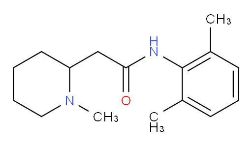 N-(2,6-dimethylphenyl)-2-(1-methylpiperidin-2-yl)acetamide