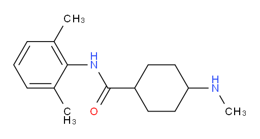 N-(2,6-dimethylphenyl)-4-(methylamino)cyclohexanecarboxamide