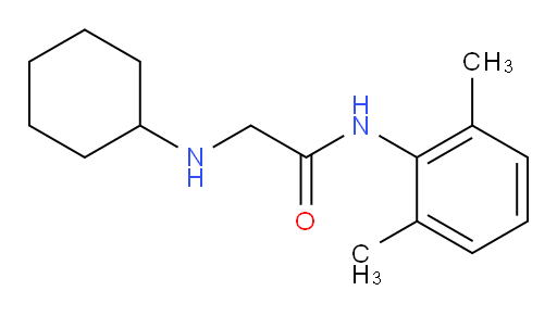 2-(cyclohexylamino)-N-(2,6-dimethylphenyl)acetamide