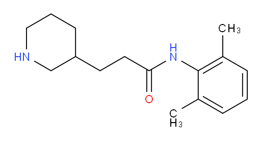 N-(2,6-dimethylphenyl)-3-(piperidin-3-yl)propanamide