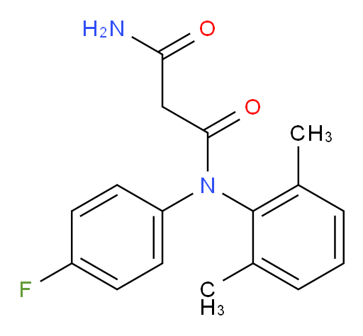 N1-(2,6-dimethylphenyl)-N1-(4-fluorophenyl)malonamide