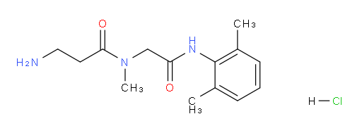 3-amino-N-(2-((2,6-dimethylphenyl)amino)-2-oxoethyl)-N-methylpropanamide hydrochloride