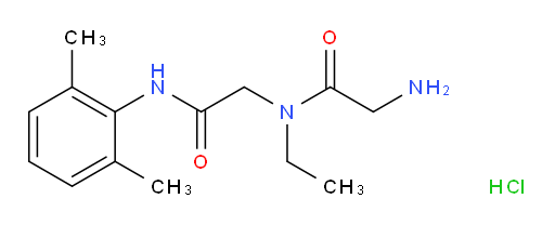 2-amino-N-(2-((2,6-dimethylphenyl)amino)-2-oxoethyl)-N-ethylacetamide hydrochloride