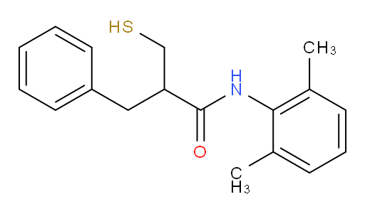 2-benzyl-N-(2,6-dimethylphenyl)-3-mercaptopropanamide
