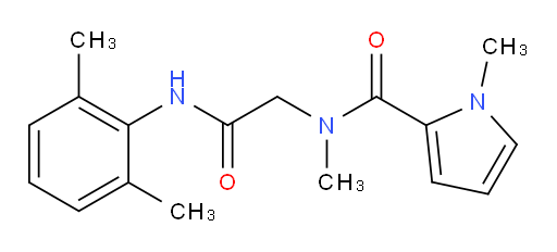 N-(2-((2,6-dimethylphenyl)amino)-2-oxoethyl)-N,1-dimethyl-1H-pyrrole-2-carboxamide
