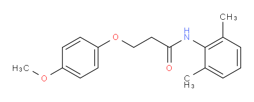 N-(2,6-dimethylphenyl)-3-(4-methoxyphenoxy)propanamide