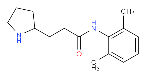 N-(2,6-dimethylphenyl)-3-(pyrrolidin-2-yl)propanamide