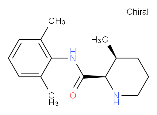 (2R,3S)-N-(2,6-dimethylphenyl)-3-methylpiperidine-2-carboxamide