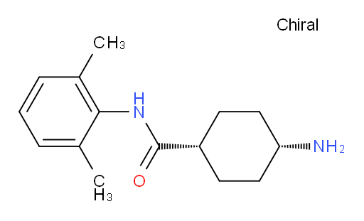 (1s,4s)-4-amino-N-(2,6-dimethylphenyl)cyclohexanecarboxamide