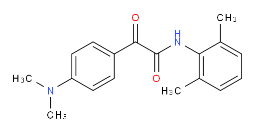 2-(4-(dimethylamino)phenyl)-N-(2,6-dimethylphenyl)-2-oxoacetamide