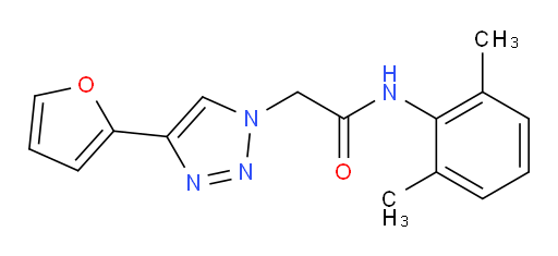 N-(2,6-dimethylphenyl)-2-(4-(furan-2-yl)-1H-1,2,3-triazol-1-yl)acetamide