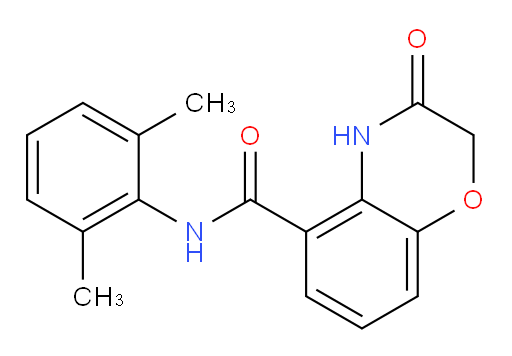 N-(2,6-dimethylphenyl)-3-oxo-3,4-dihydro-2H-benzo[b][1,4]oxazine-5-carboxamide