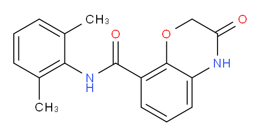 N-(2,6-dimethylphenyl)-3-oxo-3,4-dihydro-2H-benzo[b][1,4]oxazine-8-carboxamide