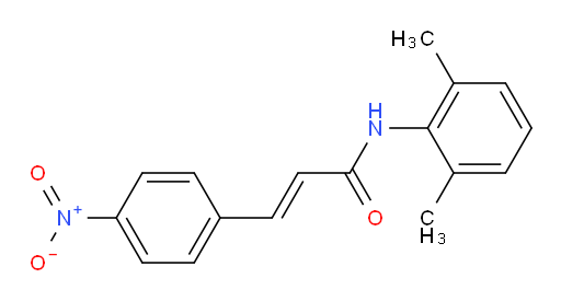 (E)-N-(2,6-dimethylphenyl)-3-(4-nitrophenyl)acrylamide
