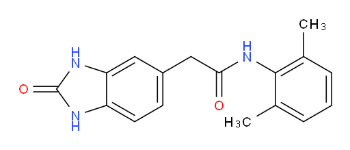 N-(2,6-dimethylphenyl)-2-(2-oxo-2,3-dihydro-1H-benzo[d]imidazol-5-yl)acetamide