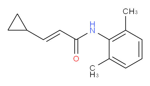 (E)-3-cyclopropyl-N-(2,6-dimethylphenyl)acrylamide