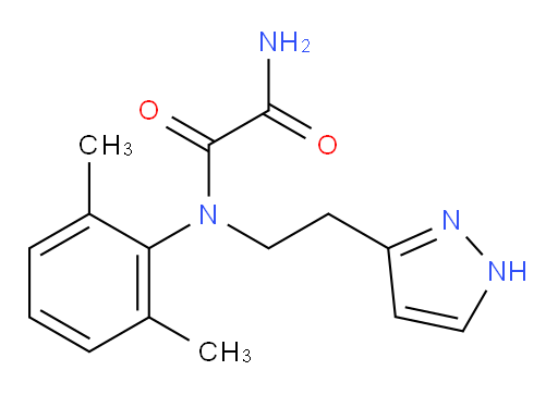 N1-(2-(1H-pyrazol-3-yl)ethyl)-N1-(2,6-dimethylphenyl)oxalamide