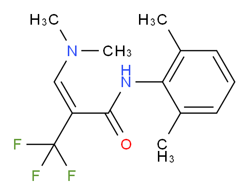 (E)-3-(dimethylamino)-N-(2,6-dimethylphenyl)-2-(trifluoromethyl)acrylamide