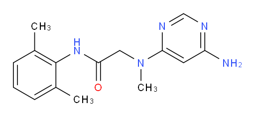 2-((6-aminopyrimidin-4-yl)(methyl)amino)-N-(2,6-dimethylphenyl)acetamide