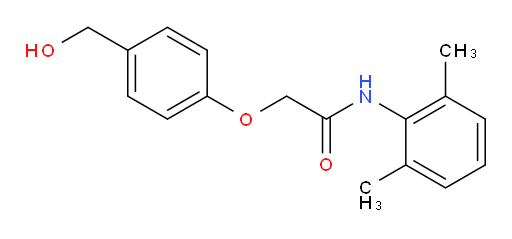N-(2,6-dimethylphenyl)-2-(4-(hydroxymethyl)phenoxy)acetamide