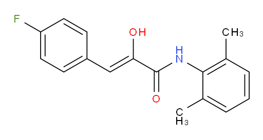 (Z)-N-(2,6-dimethylphenyl)-3-(4-fluorophenyl)-2-hydroxyacrylamide