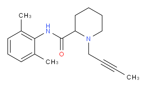 1-(but-2-yn-1-yl)-N-(2,6-dimethylphenyl)piperidine-2-carboxamide