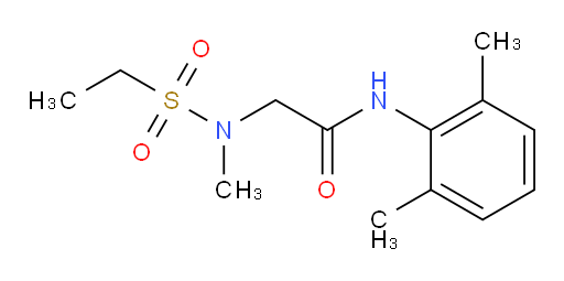 N-(2,6-dimethylphenyl)-2-(N-methylethylsulfonamido)acetamide