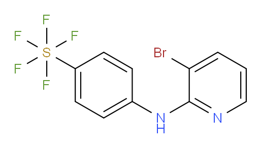 [4-[(3-bromo-2-pyridinyl)amino]phenyl]sulfur pentafluoride