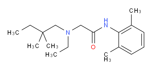 2-((2,2-dimethylbutyl)(ethyl)amino)-N-(2,6-dimethylphenyl)acetamide